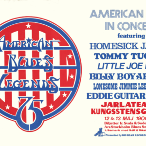 American Blues Legends '75 Poster
